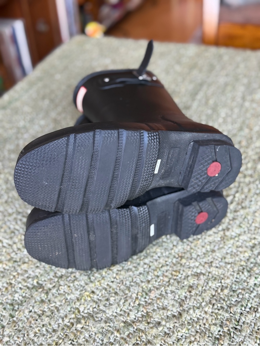 Hunter Original Tall Rain Boots, Matte Black, Men’s 11 - Picture 3 of 3